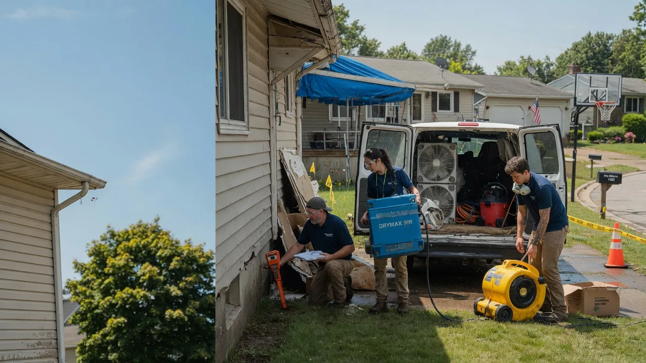 Ceiling Leak Cleanup in Elgin, IA near me